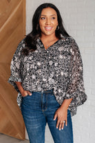 Work All Day Floral Top-Tops-Stay Foxy Boutique, Florissant, Missouri