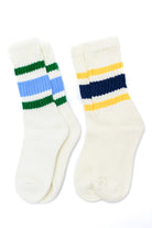World's Best Dad Socks in Navy and Yellow-Accessories-Stay Foxy Boutique, Florissant, Missouri