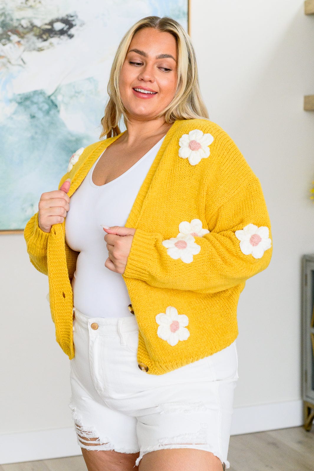 You're Enough Floral Cardigan-Womens-Stay Foxy Boutique, Florissant, Missouri