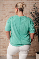 You're No Fun Top In Green-Tops-Stay Foxy Boutique, Florissant, Missouri