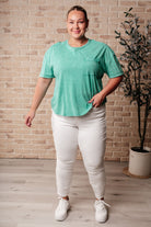 You're No Fun Top In Green-Tops-Stay Foxy Boutique, Florissant, Missouri