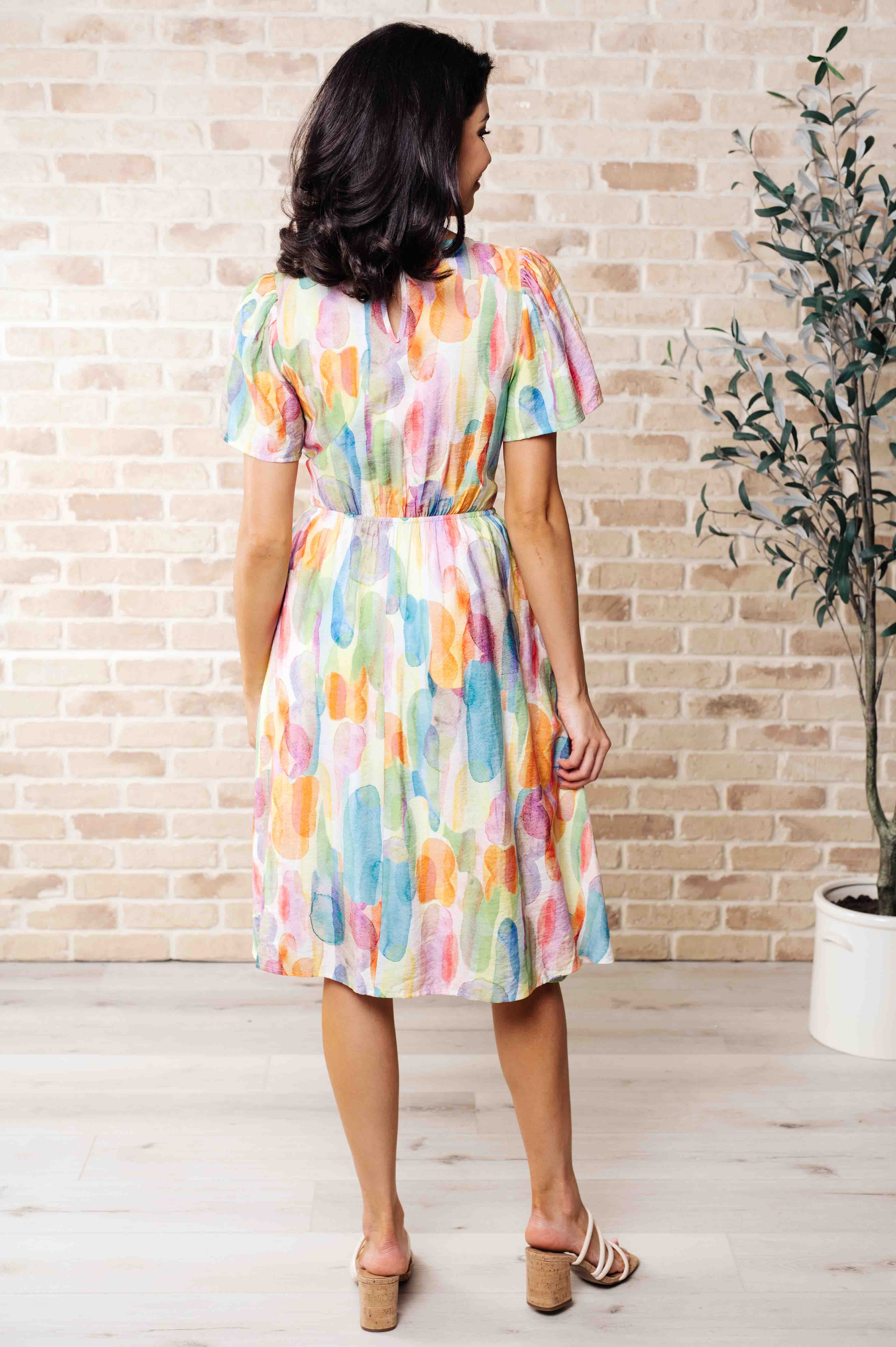Young, Wild & Free Round Neck Dress-Dresses-Stay Foxy Boutique, Florissant, Missouri