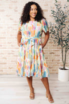 Young, Wild & Free Round Neck Dress-Dresses-Stay Foxy Boutique, Florissant, Missouri