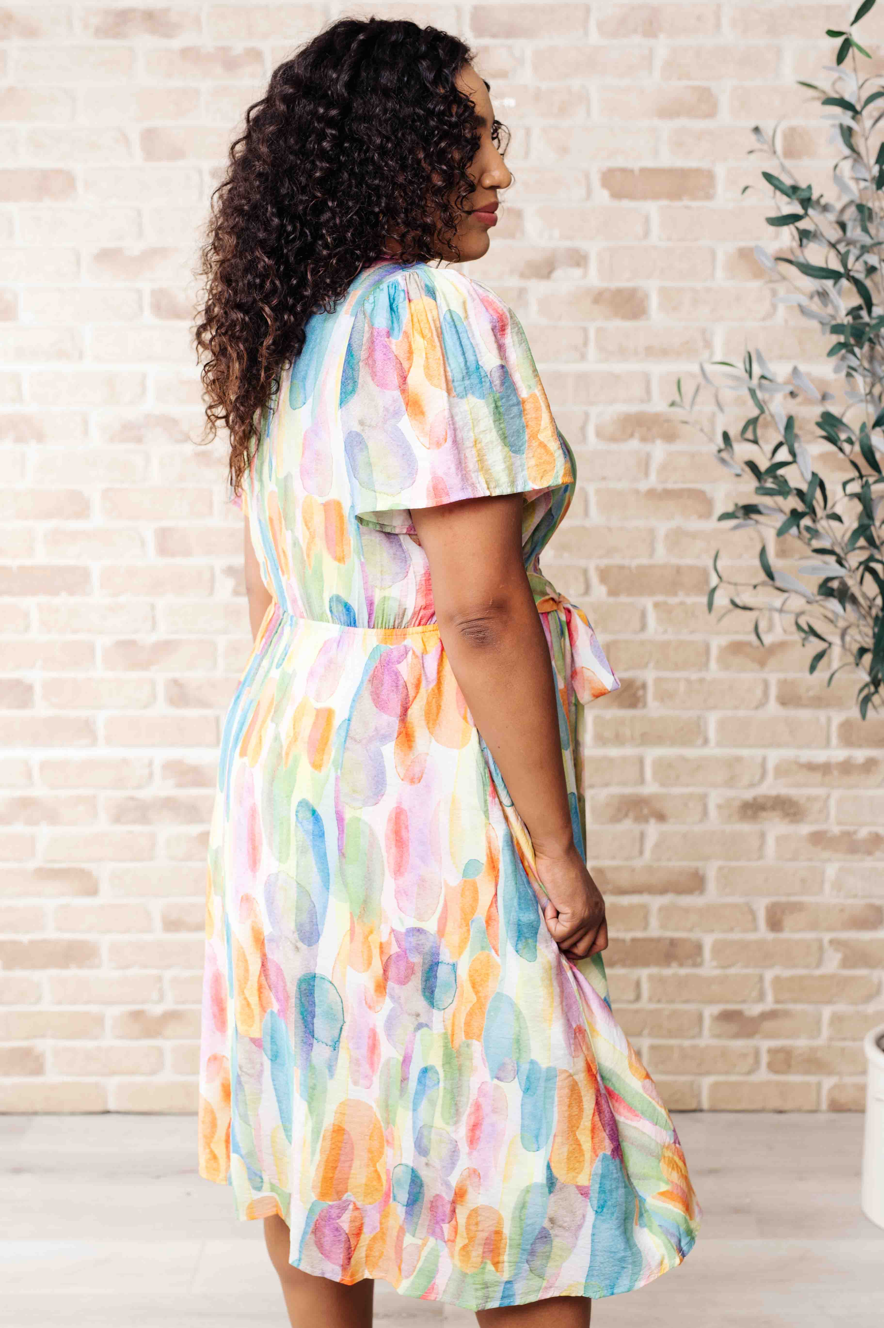Young, Wild & Free Round Neck Dress-Dresses-Stay Foxy Boutique, Florissant, Missouri