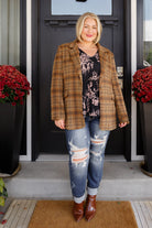 World Class Plaid Blazer-Layers-Stay Foxy Boutique, Florissant, Missouri
