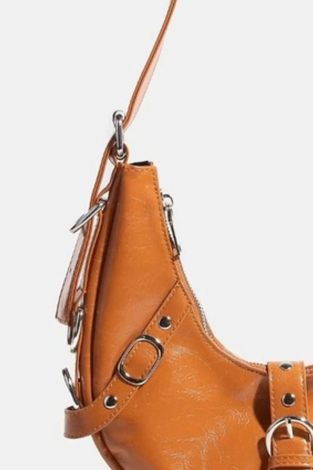 Fame Multi Belt Strap Accent Shoulder Bag-Stay Foxy Boutique, Florissant, Missouri