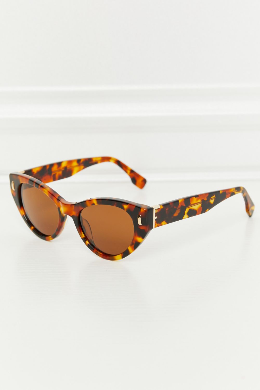 Tortoiseshell Acetate Frame Sunglasses-Stay Foxy Boutique, Florissant, Missouri