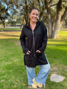 PREORDER: Time Slips Away Hooded Jacket in Three Colors-Womens-Stay Foxy Boutique, Florissant, Missouri