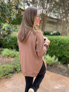 Best Selling Touch Of Fall Thermal Hoodie in Five Colors-Womens-Stay Foxy Boutique, Florissant, Missouri