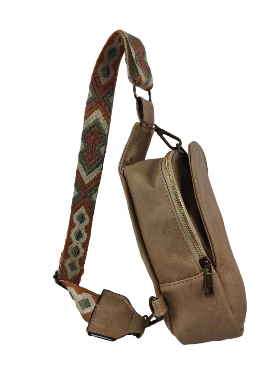Random Pattern Adjustable Strap PU Leather Sling Bag-Stay Foxy Boutique, Florissant, Missouri