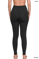 Sweet Steppin' High Waist Leggings in Black-Womens-Stay Foxy Boutique, Florissant, Missouri