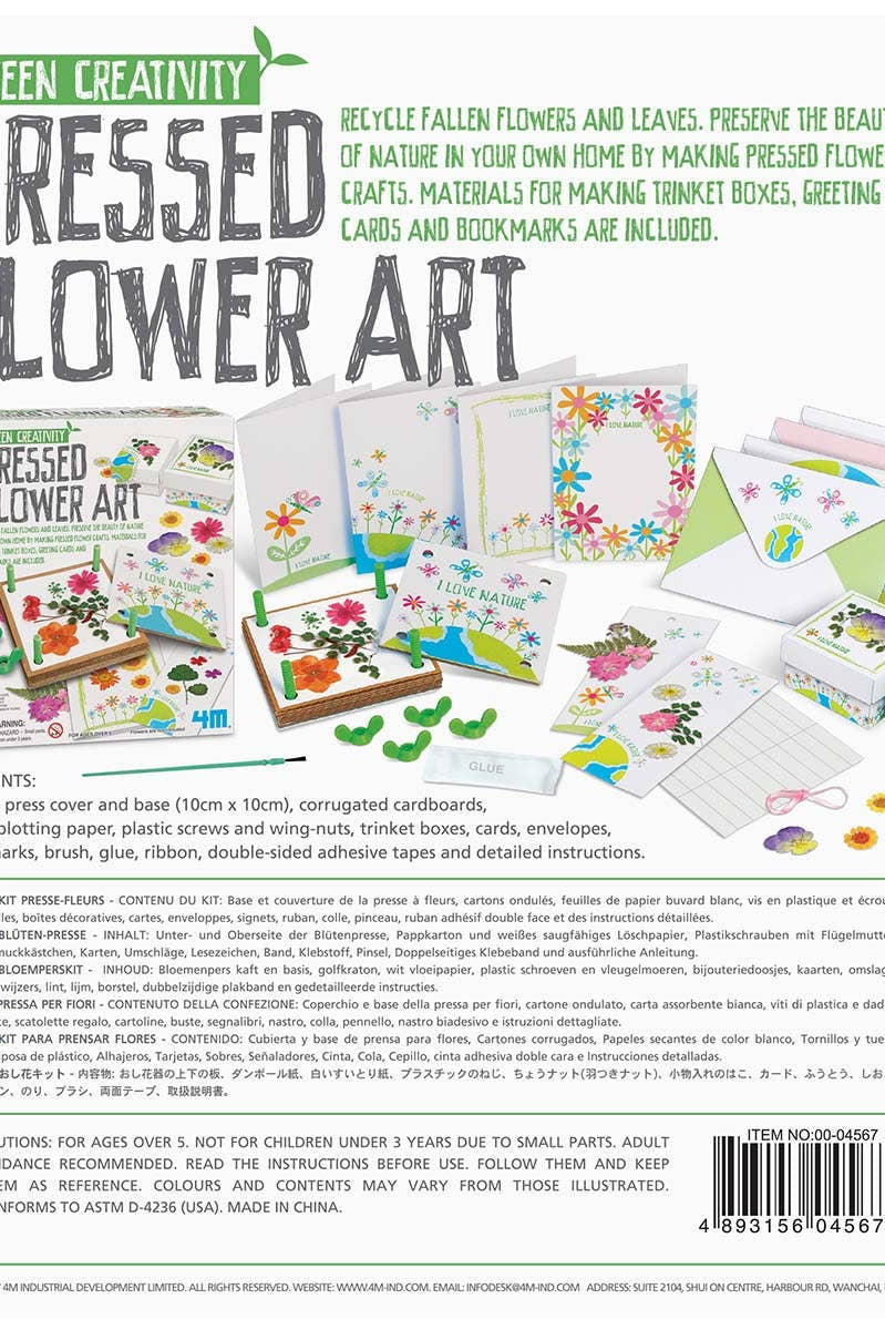 4M Pressed Flower Art, DIY Kit-Stay Foxy Boutique, Florissant, Missouri
