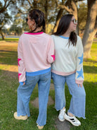 Lucky Star Sweatshirt in Three Colors-Womens-Stay Foxy Boutique, Florissant, Missouri
