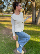 Meet In The Middle Sweater Vest in Two Colors-Womens-Stay Foxy Boutique, Florissant, Missouri