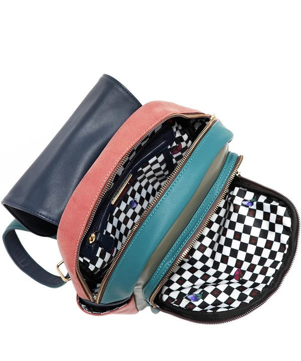 Nicole Lee USA Cat Eco-Leather Convertible Backpack Bag-Stay Foxy Boutique, Florissant, Missouri