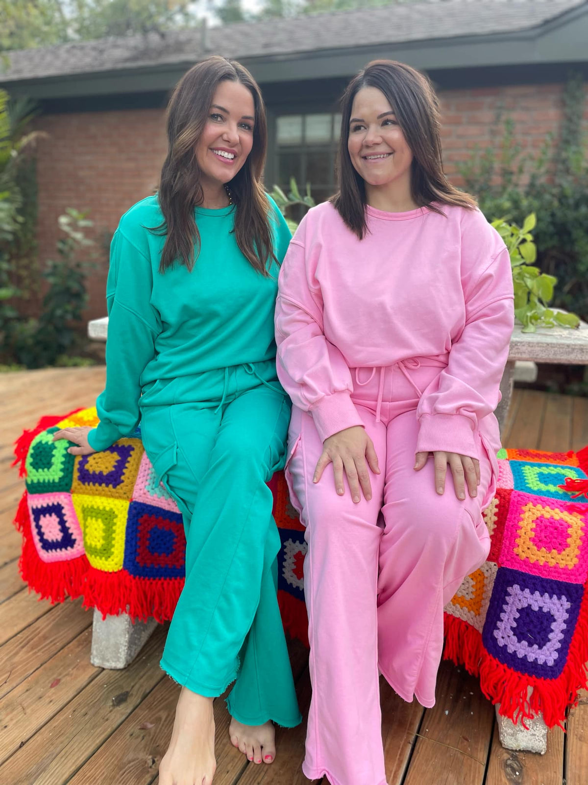 Beautiful Day Mineral Wash Pullover and Cargo Pants Set in Two Colors-Womens-Stay Foxy Boutique, Florissant, Missouri