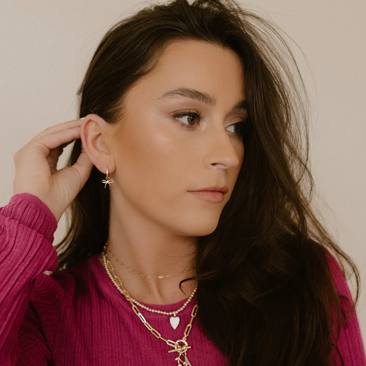 PREORDER: Baby Bow Charm Huggies in Two Colors-Womens-Stay Foxy Boutique, Florissant, Missouri