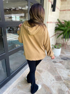Hendrick Half Zip Hoodie in Nine Colors-Womens-Stay Foxy Boutique, Florissant, Missouri
