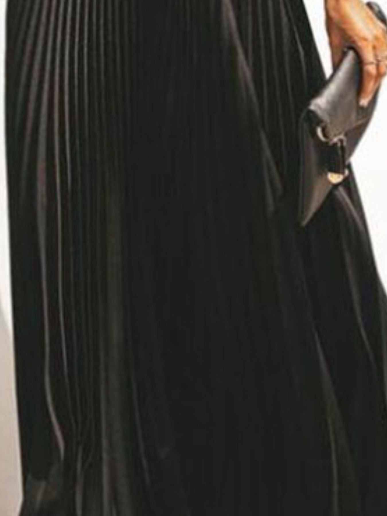 Full Size Off-Shoulder Pleated Maxi Dress Plus Size-Stay Foxy Boutique, Florissant, Missouri