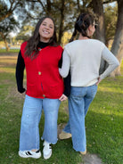 Meet In The Middle Sweater Vest in Two Colors-Womens-Stay Foxy Boutique, Florissant, Missouri