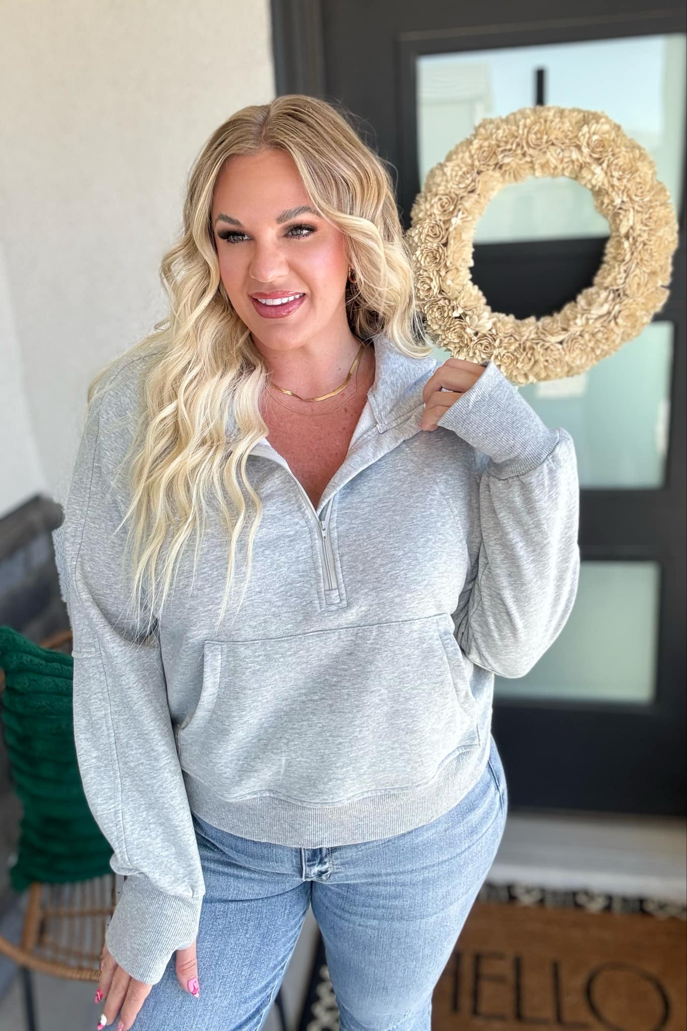 PREORDER: Newport Half Zip Pullover in Eight Colors-Womens-Stay Foxy Boutique, Florissant, Missouri