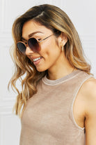 Metal-Plastic Hybrid Full Rim Sunglasses-Stay Foxy Boutique, Florissant, Missouri