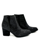 Shine Star Rhinestone Bootie in Black-Shoes-Stay Foxy Boutique, Florissant, Missouri