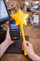 TAP PAY WAND FOR TAP ENABLED CREDIT AND DEBIT CARDS- 3D PRINTED IN HOUSE-Stay Foxy Boutique, Florissant, Missouri