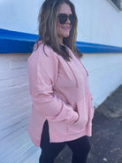 Best Selling Touch Of Fall Thermal Hoodie in Five Colors-Womens-Stay Foxy Boutique, Florissant, Missouri
