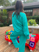 Beautiful Day Mineral Wash Pullover and Cargo Pants Set in Two Colors-Womens-Stay Foxy Boutique, Florissant, Missouri
