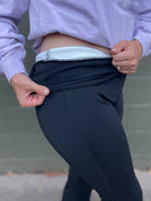 Cuddle: Up Fleece Lined Flares in Black-Womens-Stay Foxy Boutique, Florissant, Missouri