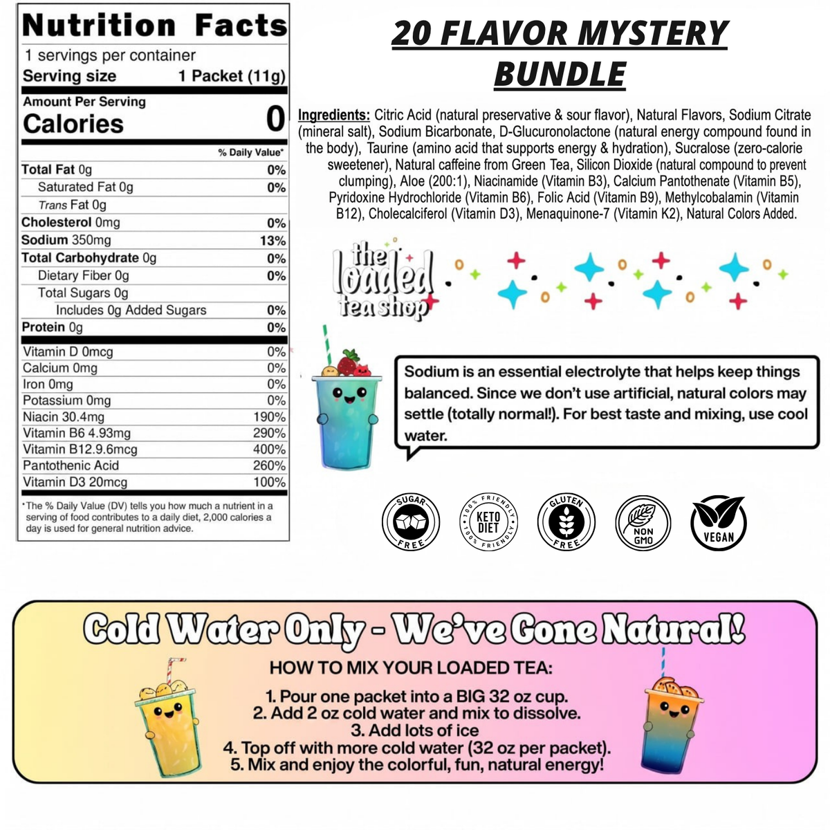 Mystery Bundle – Regular | 1 Case = 20 Sticks-Tea & Infusions-Stay Foxy Boutique, Florissant, Missouri