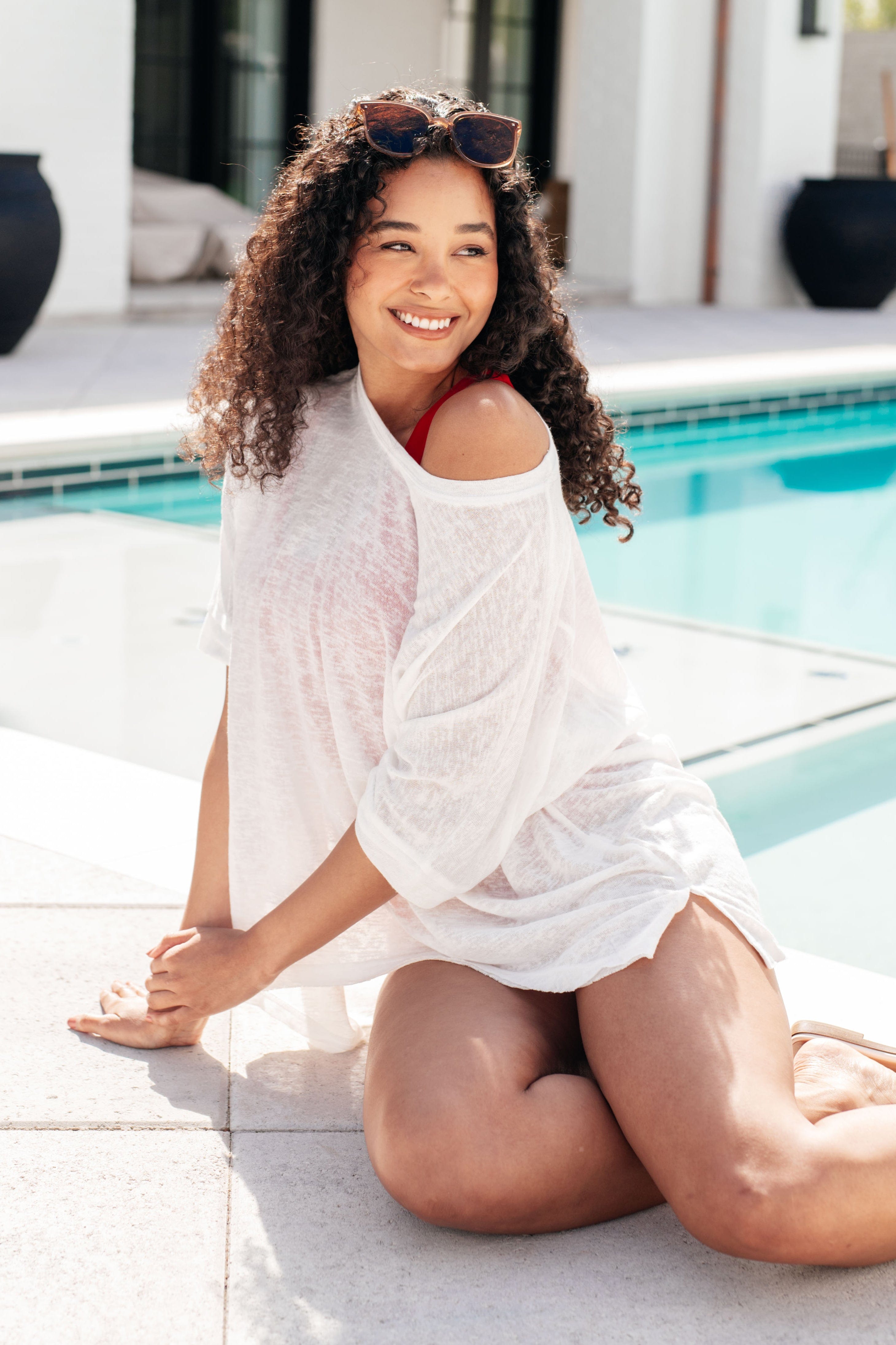 Continue On Oversized Tunic-Tops-Stay Foxy Boutique, Florissant, Missouri