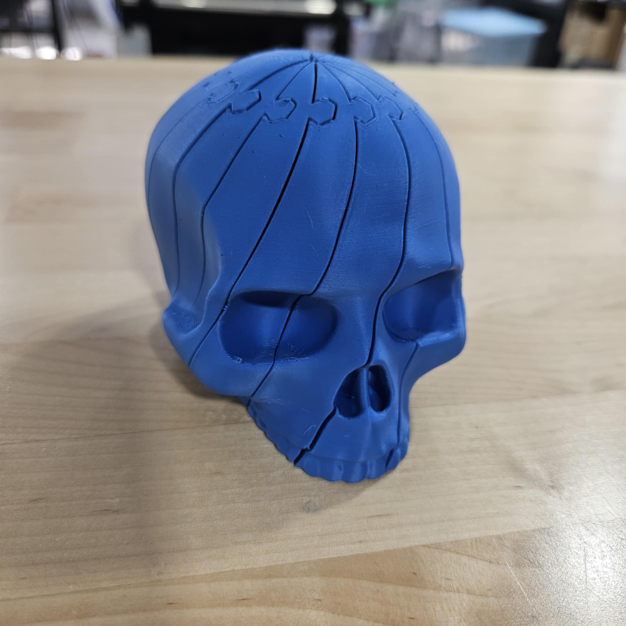 COLORFUL FIDGET SKULL- 3D PRINTED-Stay Foxy Boutique, Florissant, Missouri