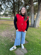 Meet In The Middle Sweater Vest in Two Colors-Womens-Stay Foxy Boutique, Florissant, Missouri