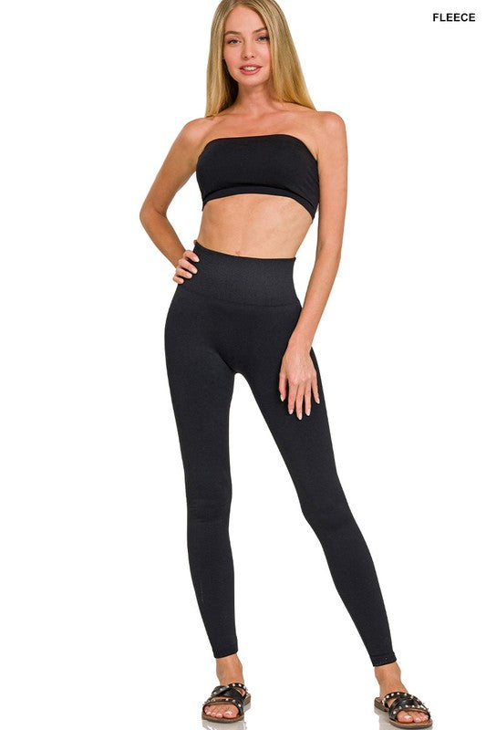 Sweet Steppin' High Waist Leggings in Black-Womens-Stay Foxy Boutique, Florissant, Missouri
