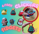 6 PACK- 3D PRINTED HOLIDAY CLICKER FIDGETS-Stay Foxy Boutique, Florissant, Missouri