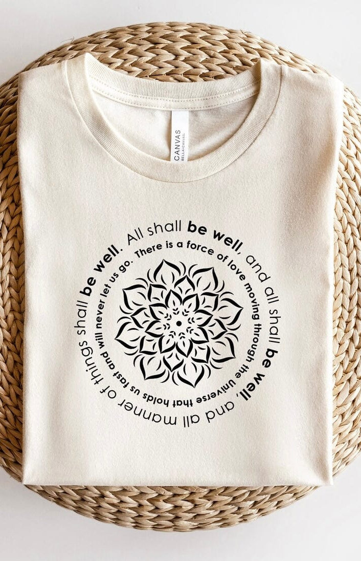 All Shall Be Well Graphic T-Graphic T-Stay Foxy Boutique, Florissant, Missouri