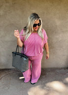 Sophia Ribbed Pants in Four Colors-Womens-Stay Foxy Boutique, Florissant, Missouri