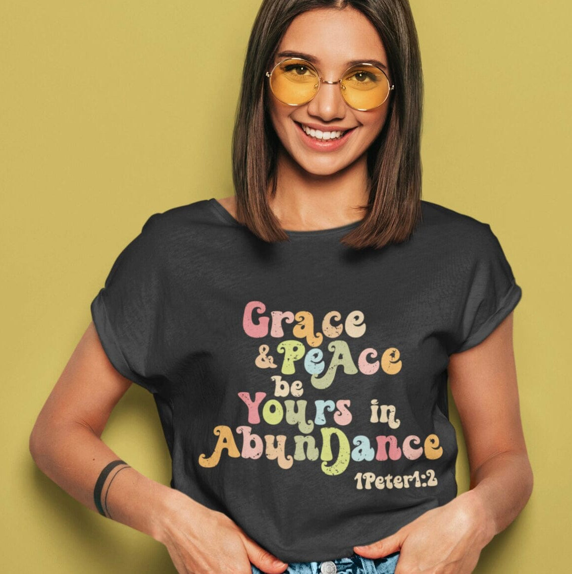Grace And Peace Graphic T-Graphic T-Stay Foxy Boutique, Florissant, Missouri
