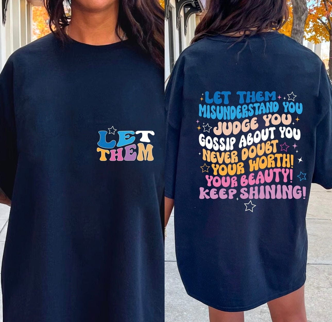 Let Them Graphic T-Graphic T-Stay Foxy Boutique, Florissant, Missouri