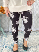 Find Yourself in Floral Leggings-Boutique Only-Stay Foxy Boutique, Florissant, Missouri