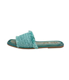 Juana Woven Sandals in Aqua Blue-130 Sandals-Stay Foxy Boutique, Florissant, Missouri