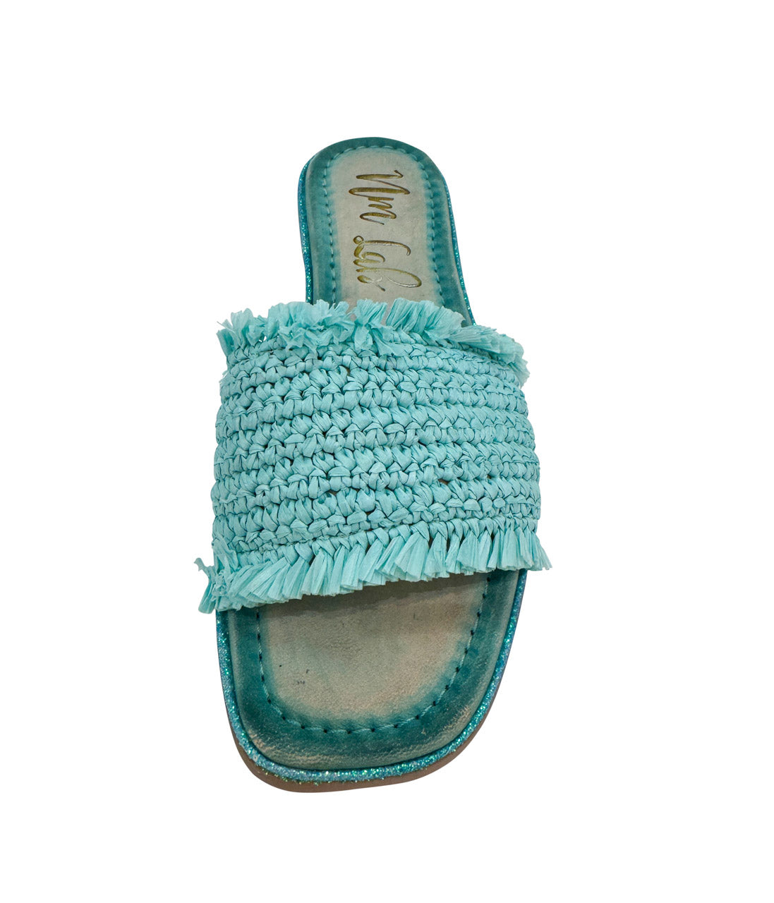 Juana Woven Sandals in Aqua Blue-130 Sandals-Stay Foxy Boutique, Florissant, Missouri