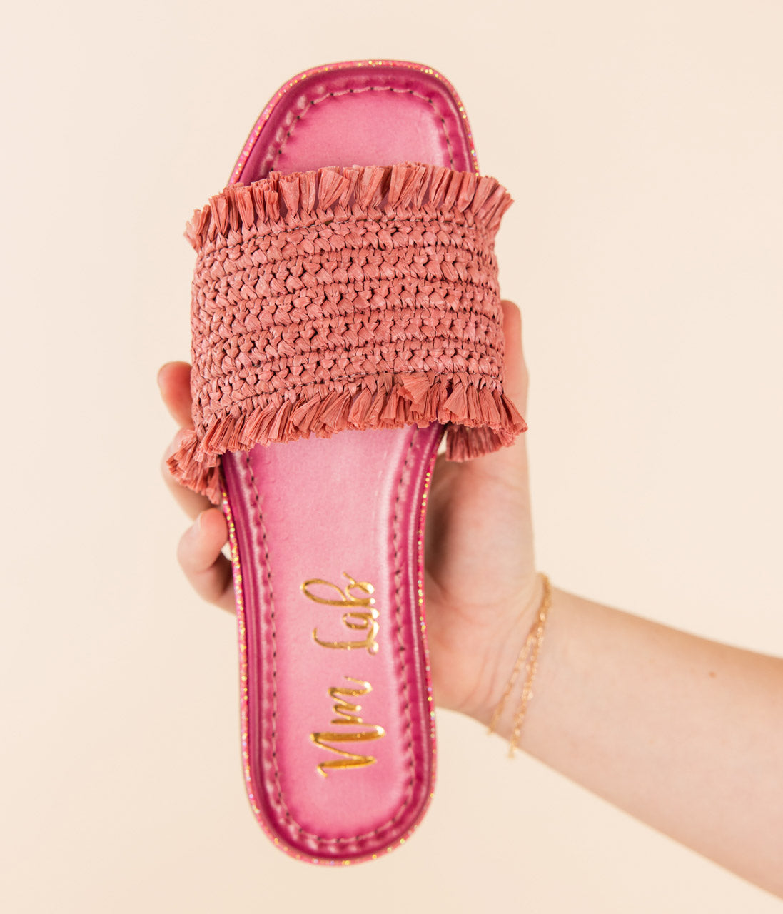 Juana Woven Sandals in Pink-130 Sandals-Stay Foxy Boutique, Florissant, Missouri
