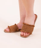 Juana Woven Sandals in Tan-130 Sandals-Stay Foxy Boutique, Florissant, Missouri