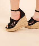 Juti Wedges in Black-140 Wedges-Stay Foxy Boutique, Florissant, Missouri
