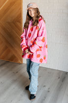 Kids Oversized Hoodie Blanket in Strawberry-Layers-Stay Foxy Boutique, Florissant, Missouri