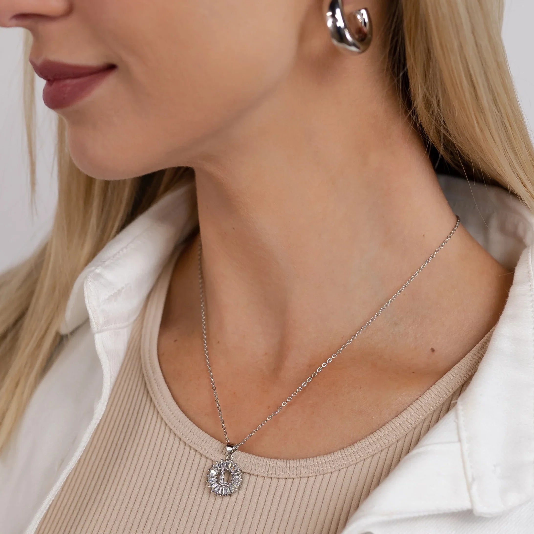 PREORDER: Mini Radiant Initial Necklace-Womens-Stay Foxy Boutique, Florissant, Missouri