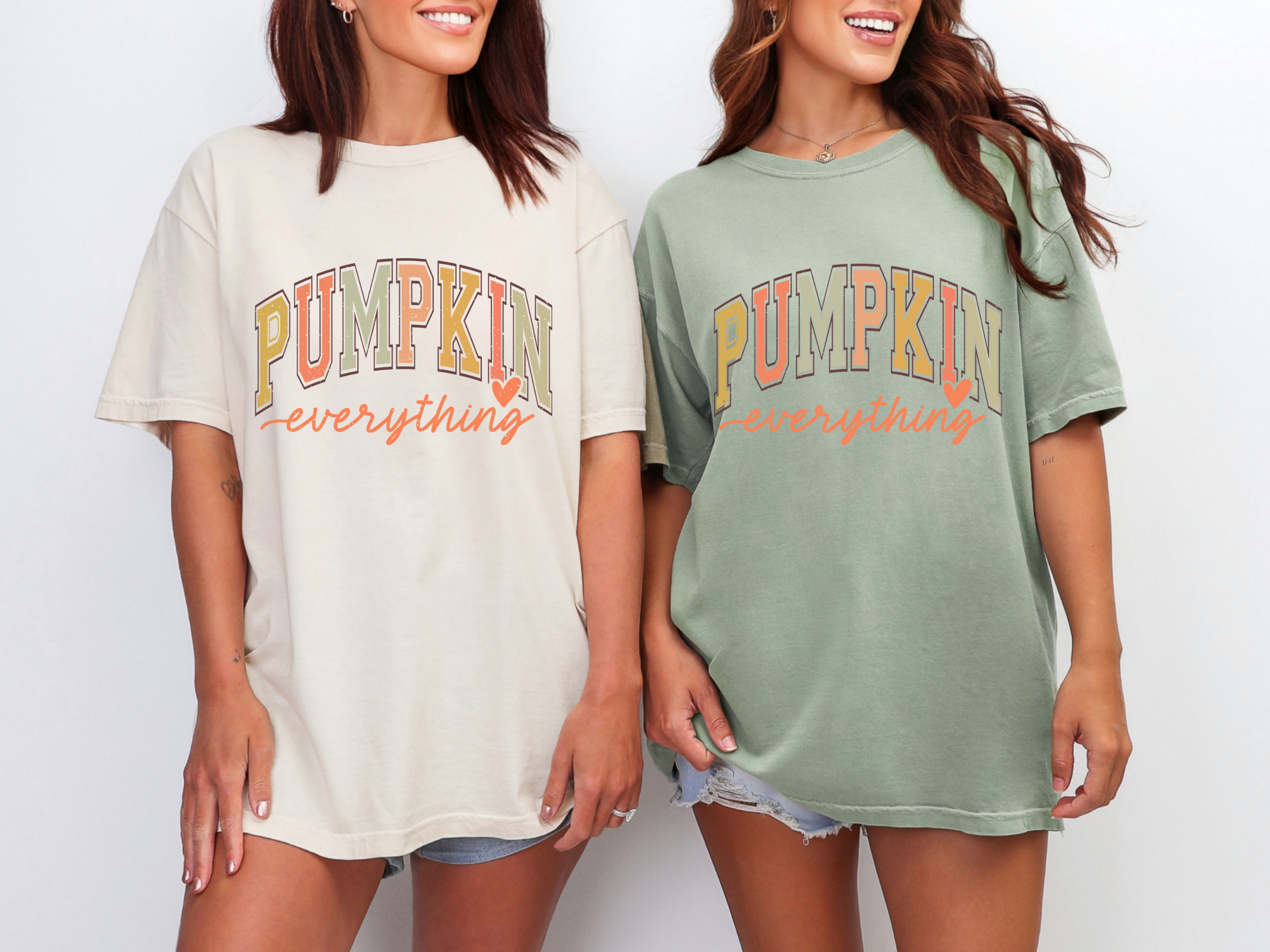 Pumpkin Everything Graphic Tee in Two Colors-Womens-Stay Foxy Boutique, Florissant, Missouri